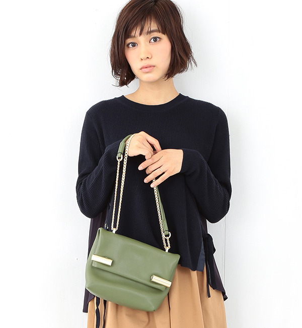 【ビームス ウィメン/BEAMS WOMEN】 Hashibami / 2way チェーン ショルダーバッグ [送料無料]