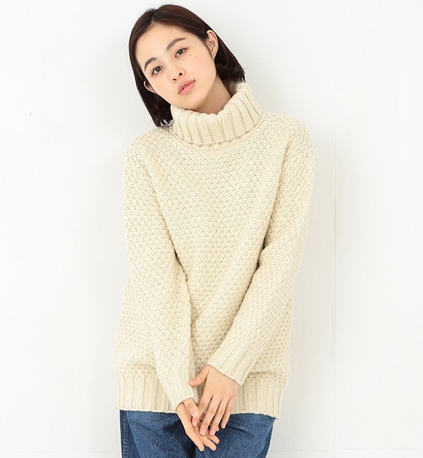 【ビームス ウィメン/BEAMS WOMEN】 手編 BIG タートル 15FW [送料無料]