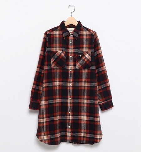 【ビームス ウィメン/BEAMS WOMEN】 ネルチェック ワンピース 15FW [送料無料]