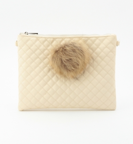 【ビームス ウィメン/BEAMS WOMEN】 Lara & Heart / ボンボン クラッチバッグ [送料無料]