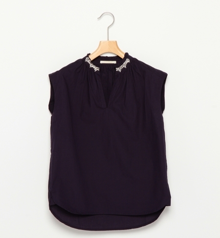 ne Quittez pas / ビーズネック ノースリーブ