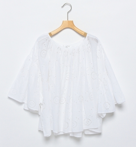 【ビームス ウィメン/BEAMS WOMEN】 ne Quittez pas / カットワーク刺繍 ブラウス [送料無料]