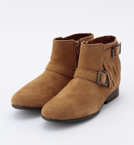 【ビームス ウィメン/BEAMS WOMEN】 MINNETONKA / ダブルベルト フリンジブーツ [送料無料]