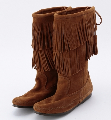 【ビームス ウィメン/BEAMS WOMEN】 MINNETONKA / レイヤー フリンジ ブーツ [送料無料]