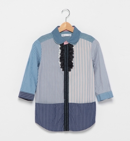【ビームス ウィメン/BEAMS WOMEN】 TORI-TO / ランダムストライプ フリルシャツ [送料無料]