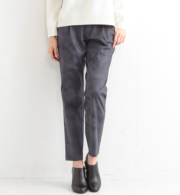 【ビームス ウィメン/BEAMS WOMEN】 カモフラ クロップドパンツ [送料無料]