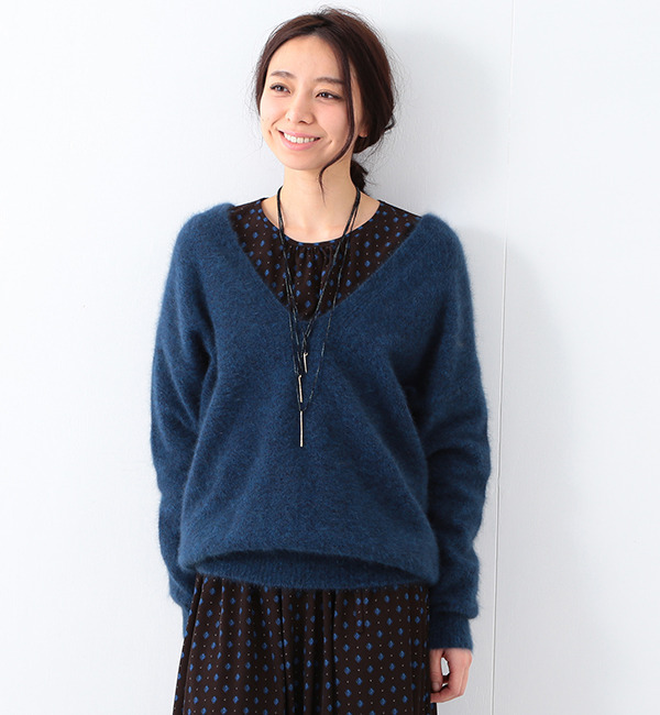 【ビームス ウィメン/BEAMS WOMEN】 フラッフィーニット Vネック [送料無料]
