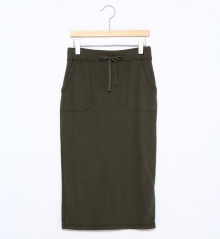 【ビームス ウィメン/BEAMS WOMEN】 裏毛タイトスカート KHAKI [送料無料]