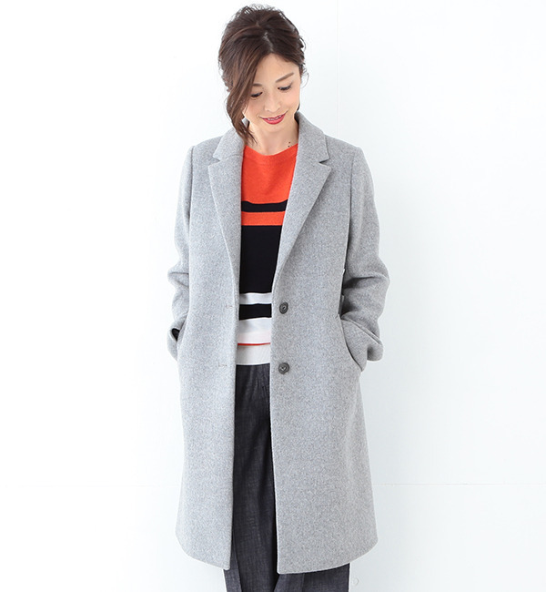 【ビームス ウィメン/BEAMS WOMEN】 【予約】メルトン チェスターコート [送料無料]