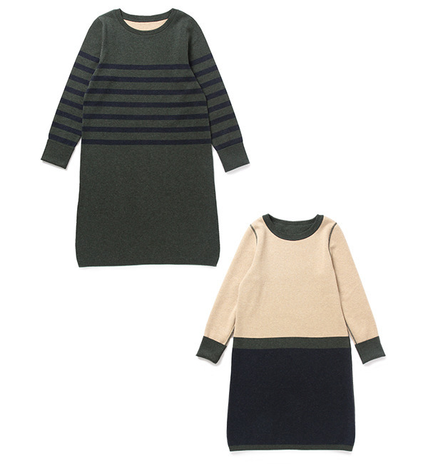 【ビームス ウィメン/BEAMS WOMEN】 【予約】リバーシブル ニットワンピース [送料無料]