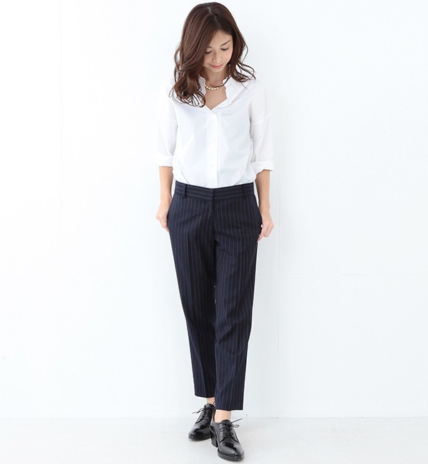 【ビームス ウィメン/BEAMS WOMEN】 【予約】ピンストライプ パンツ [送料無料]