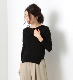 【ビームス ウィメン/BEAMS WOMEN】 【BAILA4月号掲載】JOHN SMEDLEY for Demi-Luxe BEAMS / 別注 シルククルーネック [送料無料]