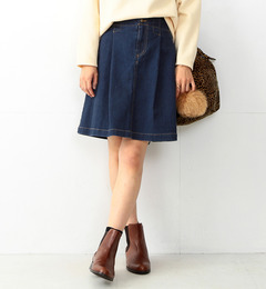 【ビームス ウィメン/BEAMS WOMEN】 デニム 1タック Aライン スカート [送料無料]