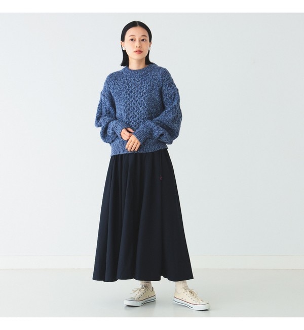 GRAMICCI × BEAMS BOY / 別注 ギャバ ロング スカート|BEAMS WOMEN