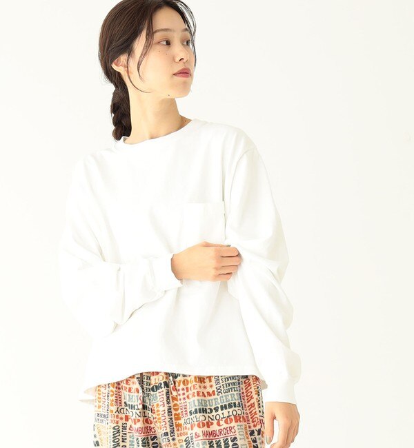 Goodwear / カスタム ビッグ ロングスリーブ Tシャツ|BEAMS WOMEN