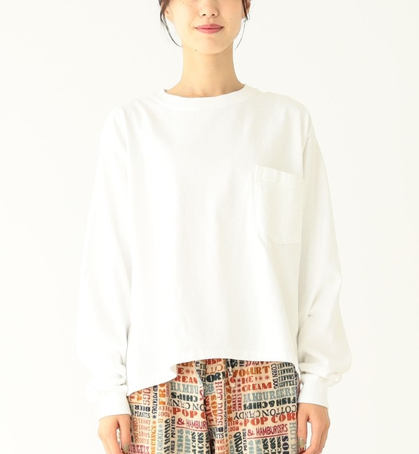 Goodwear / カスタム ビッグ ロングスリーブ Tシャツ|BEAMS WOMEN