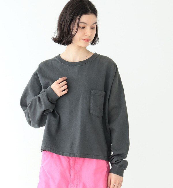 Goodwear / カスタム ビッグ ロングスリーブ Tシャツ|BEAMS WOMEN