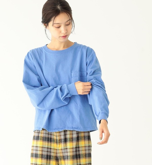 Goodwear / カスタム ビッグ ロングスリーブ Tシャツ|BEAMS WOMEN