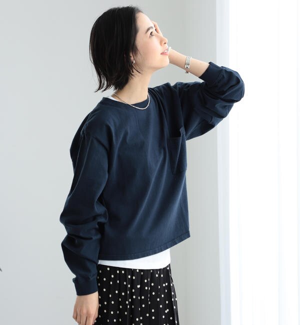 Goodwear / カスタム ビッグ ロングスリーブ Tシャツ|BEAMS WOMEN