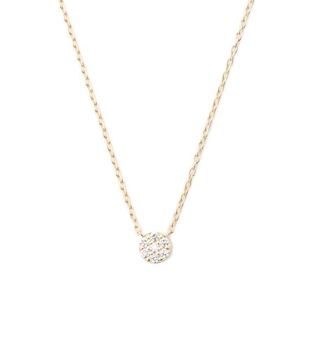 Demi Luxe Beams K10 パヴェダイヤ ネックレス アクセサリー ヘアアクセサリー ビームス ウィメン Beams Women の通販 アイルミネ