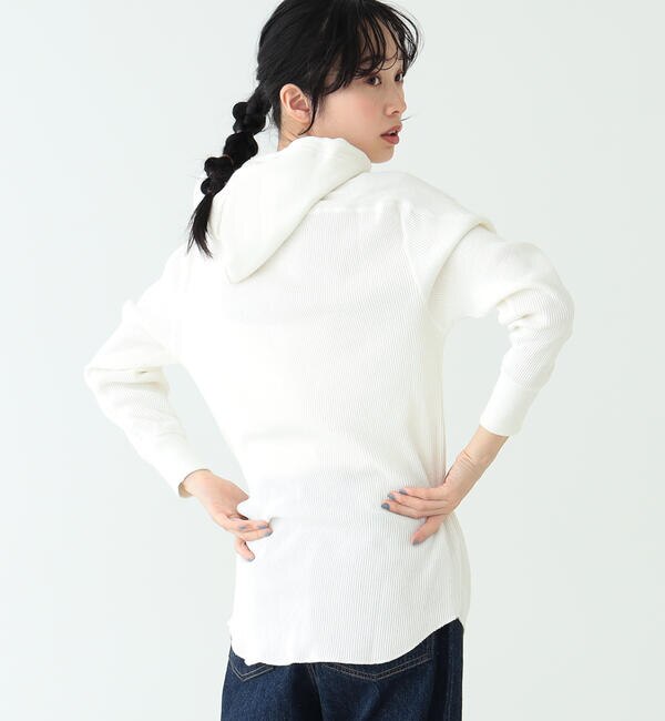 Healthknit × BEAMS BOY / ワッフル プルオーバー パーカ|BEAMS WOMEN