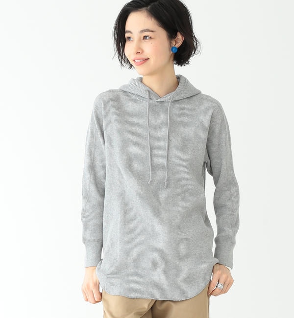 Healthknit × BEAMS BOY / ワッフル プルオーバー パーカ|BEAMS WOMEN