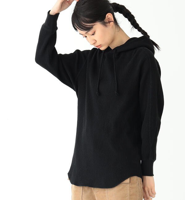 Healthknit × BEAMS BOY / ワッフル プルオーバー パーカ|BEAMS WOMEN