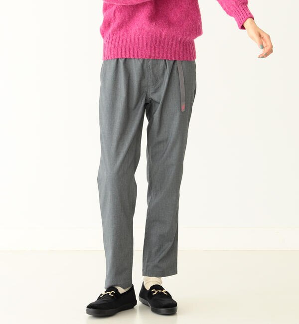 GRAMICCI × BEAMS BOY/ 別注 ギャバ テーパードパンツ