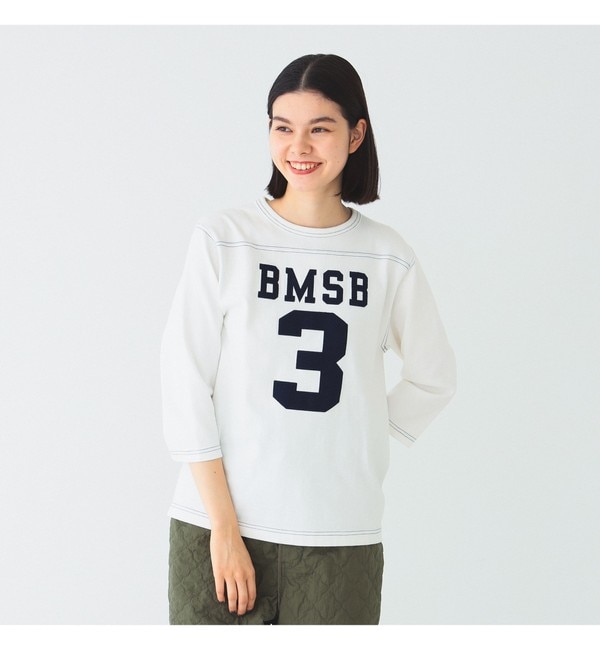 BEAMS BOY / テンジク フットボール 3/4 Tシャツ|BEAMS WOMEN(ビームス