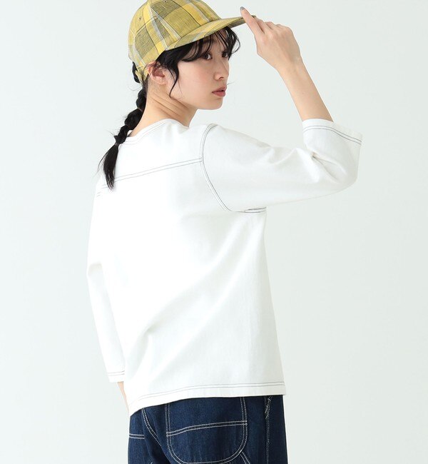 BEAMS BOY / テンジク フットボール 3/4 Tシャツ|BEAMS WOMEN(ビームス