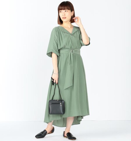 Ray Beams ドルマンスリーブ サッシュベルト ワンピース Beams Women ビームス ウィメン の通販 アイルミネ