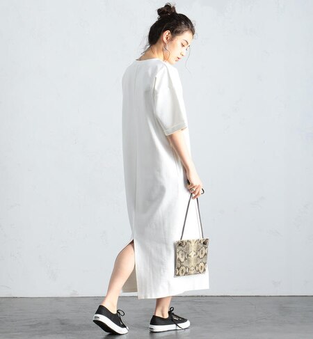 Beams Lights Web限定 後ろスリット ポンチ ワンピース ワンピース ビームス ウィメン Beams Women の通販 アイルミネ