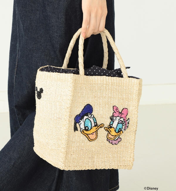 Beams Boy 45th別注 Disney アバカ スクエア Bag ディズニー Beams Women ビームス ウィメン の通販 アイルミネ