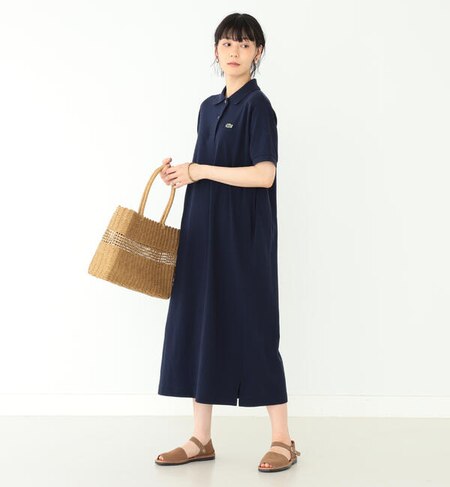 Lacoste Beams Boy 別注 ピケ ワンピース Beams Women ビームス ウィメン の通販 アイルミネ