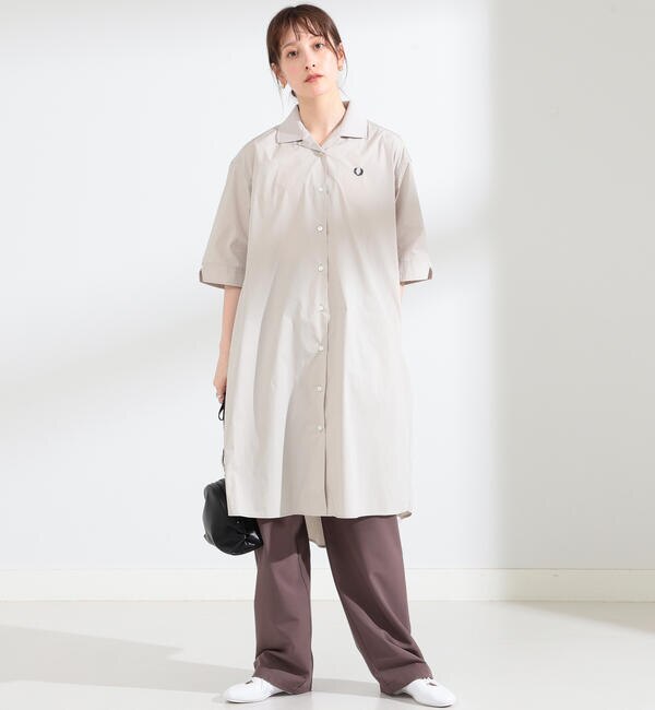 Fred Perry Ray Beams 別注 フィッシュテール ワンピース Beams Women ビームス ウィメン の通販 アイルミネ