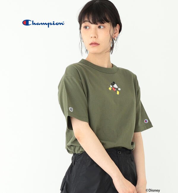 Champion Beams Boy 別注 Disney ディズニー ミッキーマウス Tシャツ Beams Women ビームス ウィメン の通販 アイルミネ