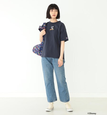 Champion Beams Boy 別注 Disney ディズニー ミッキーマウス Tシャツ Beams Women ビームス ウィメン の通販 アイルミネ