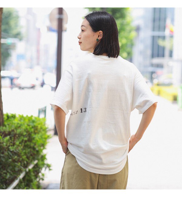 WAREHOUSE & CO. × BEAMS BOY / ステンシル13 Tシャツ|BEAMS WOMEN