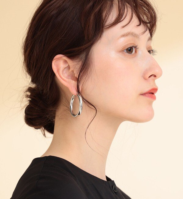 Ray BEAMS / パイプ フープ ピアス|BEAMS WOMEN(ビームス ウィメン)の