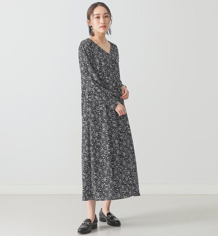 Beams Lights Deveaux 花柄 長袖 ワンピース Beams Women ビームス ウィメン の通販 アイルミネ