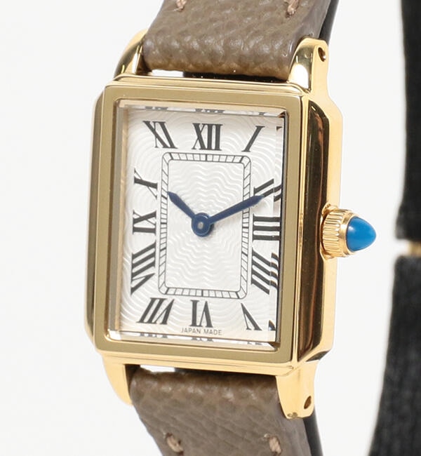 オンライン限定商品 Demi-Luxe BEAMS Dバックル レザーウォッチ 腕時計