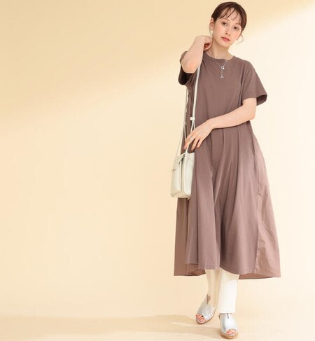 Ray Beams バック ギャザー キリカエ ワンピース Beams Women ビームス ウィメン の通販 アイルミネ