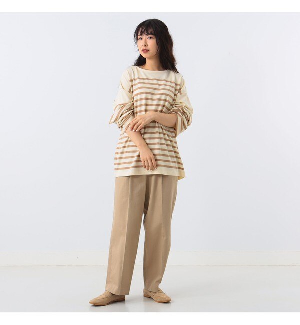 AUBERGE / ウール BIG CHARLOTTE ボーダーカットソー|BEAMS WOMEN