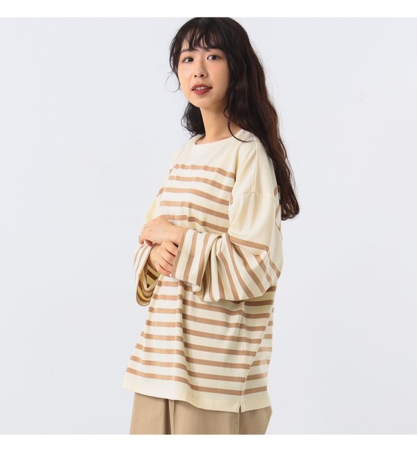 AUBERGE / ウール BIG CHARLOTTE ボーダーカットソー|BEAMS WOMEN