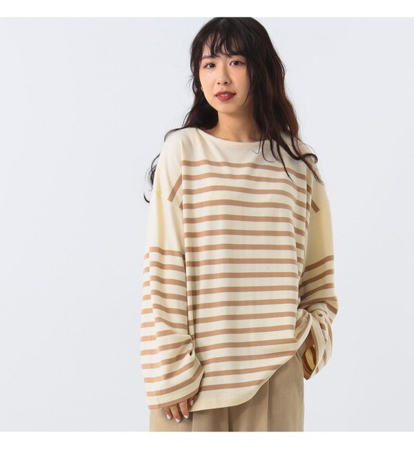 AUBERGE / ウール BIG CHARLOTTE ボーダーカットソー|BEAMS WOMEN