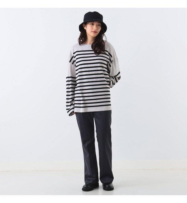 AUBERGE / ウール BIG CHARLOTTE ボーダーカットソー|BEAMS WOMEN