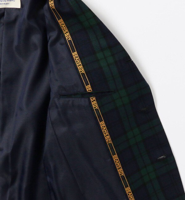 BEAMS BOY / ポリエステル ウール 3ボタン ブレザー|BEAMS WOMEN