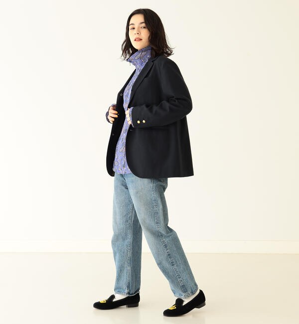 BEAMS BOY / ポリエステル ウール 3ボタン ブレザー|BEAMS WOMEN