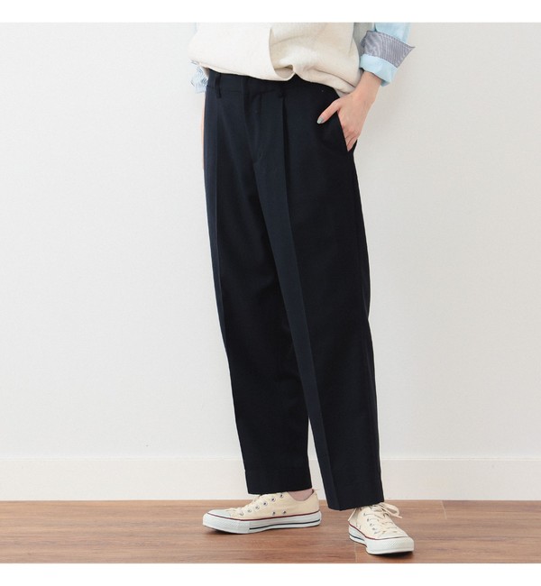 Demi-Luxe BEAMS / トリアセ ピンタック パンツ 23FO|BEAMS WOMEN 