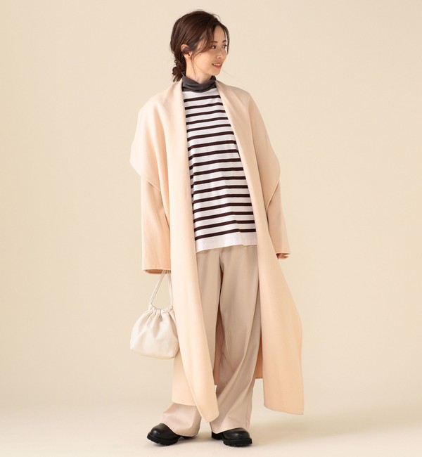 IVY OAK / ウール ガウンコート|BEAMS WOMEN(ビームス ウィメン)の通販｜アイルミネ